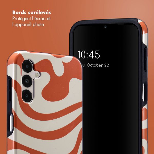 Selencia Coque arrière Vivid Tough Samsung Galaxy A14 (5G/4G) - Dream Swirl Orange