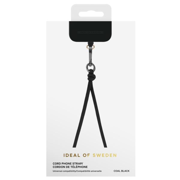 iDeal of Sweden ﻿Cord Phone Strap Universal - Cordon de téléphone - Universel - Coal Black