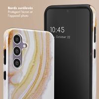 Selencia Coque arrière Vivid Samsung Galaxy S23 FE - Chic Marble Gold