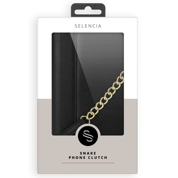 Selencia Serpent Clutch amovible Samsung Galaxy A50 / A30s - Noir