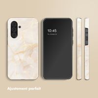 Selencia Coque arrière Vivid Samsung Galaxy A36 / A56 - Golden Beige Marble