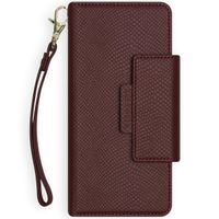 Selencia Etui portefeuille serpent amovible 2-en-1 Llyr Samsung Galaxy S20 Plus - Rouge foncé