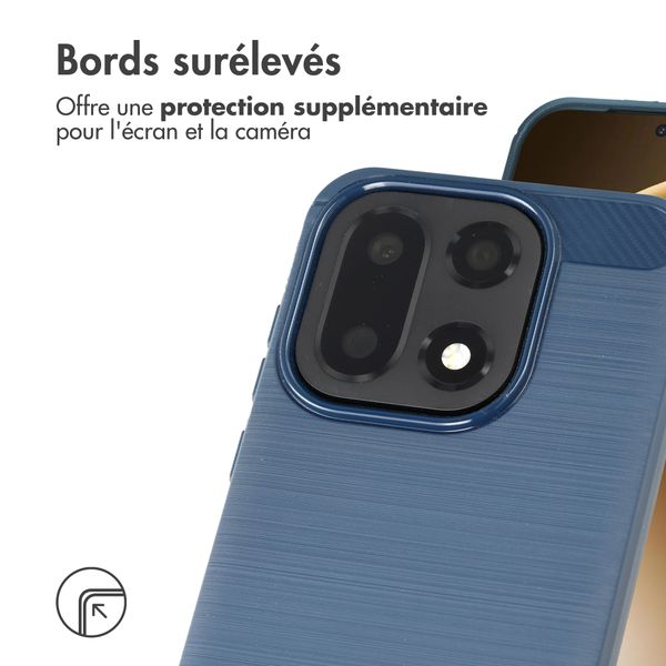 imoshion Coque Brushed OnePlus 15 - Bleu foncé