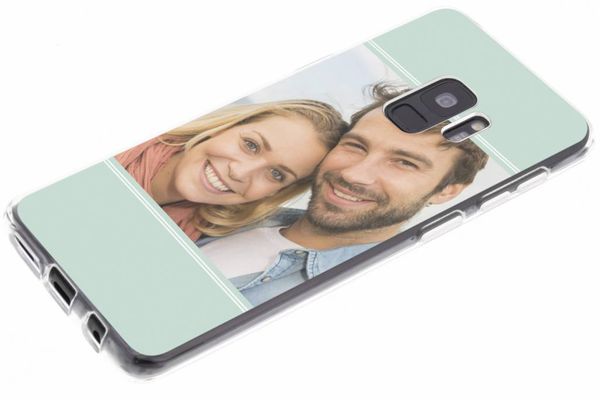 Concevez votre propre coque en gel Samsung Galaxy S9 - Transparent