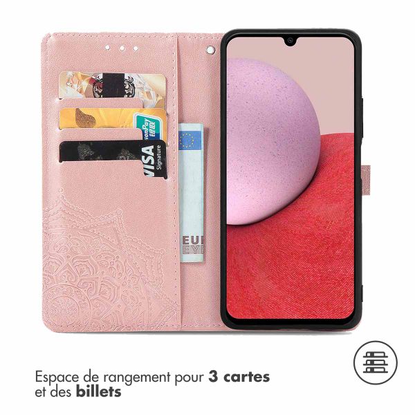 imoshion Etui de télephone Mandala Samsung Galaxy A14 (5G/4G) - Rose Doré