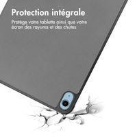 imoshion Coque tablette Trifold Apple iPad 11 (2025) 11 pouces A16 / iPad 10 (2022) 10.9 pouces - Gris