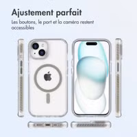 imoshion Coque Combat MagSafe Apple iPhone 15 - Gris