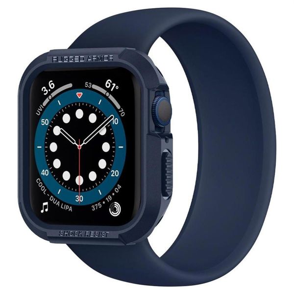 Spigen Coque Rugged Armor™ pour l'Apple Watch Series 4-6 / SE - 44 mm - Blue