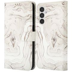 imoshion Étui de téléphone portefeuille Design Samsung Galaxy A16 5G - Sandy Marble