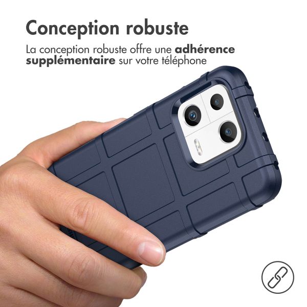 imoshion Coque Rugged Shield Xiaomi 13 - Bleu foncé