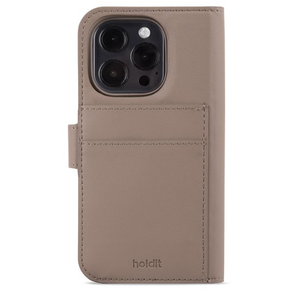 Holdit Coque Wallet Magnet Plus iPhone 15 Pro - Mocha Brown