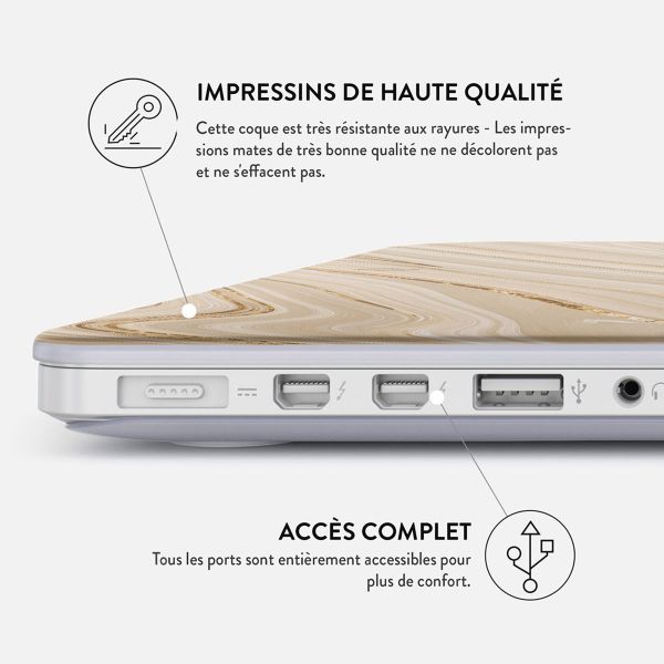 Burga Coque Rigide Apple MacBook Air 13 pouces (2018-2020) - Full Glam