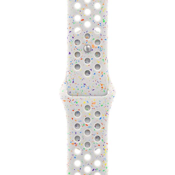 Apple Bracelet Nike Sport Apple Watch Series 1 t/m 9 / SE (38/40/41 mm) | Series 10 / 11 (42 mm) - Taille M/L - Pure Platinum