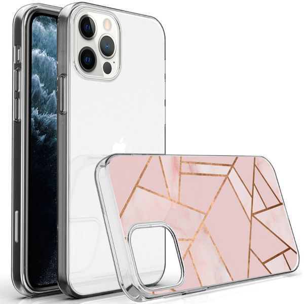 imoshion Coque Design iPhone 12 (Pro) - Pink Graphic