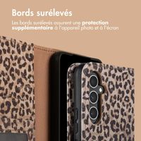 imoshion Étui de télephone portefeuille Design Samsung Galaxy A55 - Leopard Mood