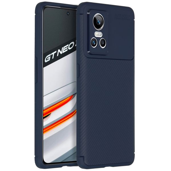 imoshion Coque silicone Carbon Realme GT Neo 3 - Bleu