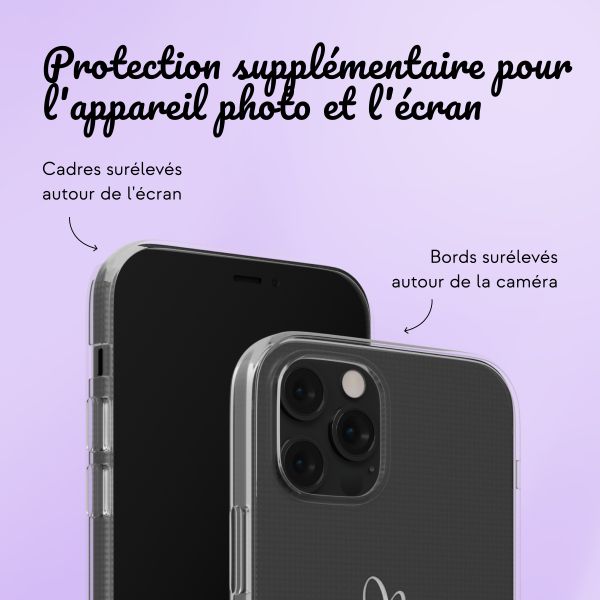 Coque avec votre propre photo et/ou texte Apple iPhone 12 (Pro) - Sierlijk hartje