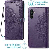 imoshion Etui de téléphone portefeuille Mandala Samsung Galaxy A13 (5G) / A04s - Violet