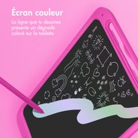 imoshion Tablette de dessin LCD pour enfants - Avec écran couleur et 2 stylos - Hot Pink