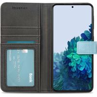 imoshion Étui de télephone portefeuille de luxe Samsung Galaxy S21 - Bleu clair