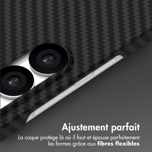 Accezz Coque Kevlar MagSafe Samsung Galaxy S25 Plus - Noir