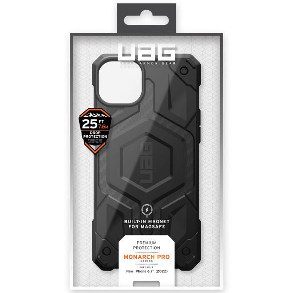 UAG Coque Monarch MagSafe iPhone 14 Plus - Carbon Fiber