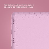 imoshion Coque kidsproof avec poignée Samsung Galaxy Tab A11 Plus / A9 Plus - Rose clair