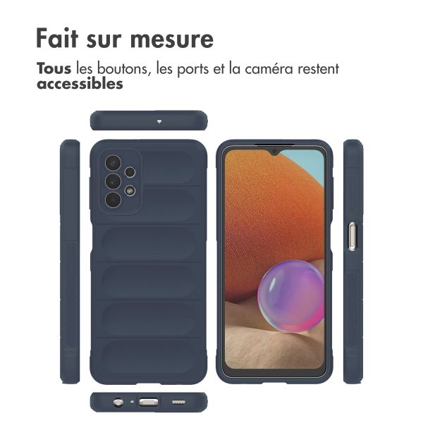 imoshion Coque arrière EasyGrip Samsung Galaxy A32 (5G) - Bleu foncé