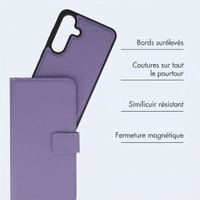 imoshion Étui portefeuille luxe 2-en-1 amovible Samsung Galaxy S26 - Violet