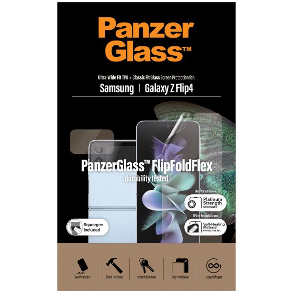 PanzerGlass Protection d'écran en verre trempé Case Friendly Anti-bactéries Samsung Galaxy Z Flip 4