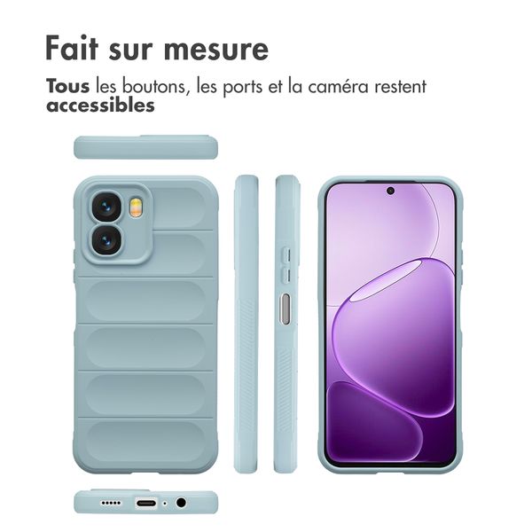 imoshion EasyGrip Backcover Oppo A6x (4G/5G) - Bleu clair