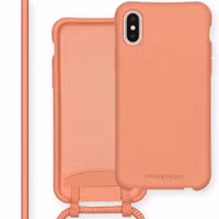 imoshion Coque de couleur avec cordon amovible Apple iPhone Xs / X - Peach