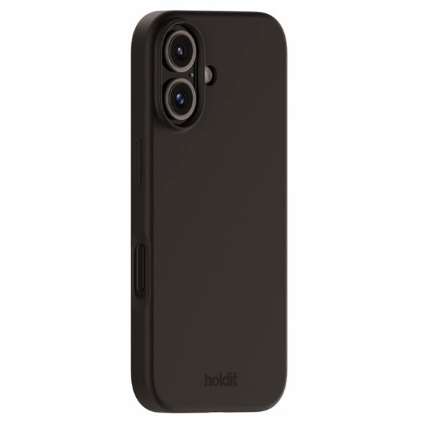 Holdit Coque Silicone Apple iPhone 16 - Noir