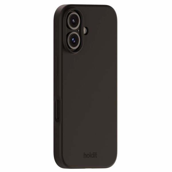 Holdit Coque Silicone iPhone 16 - Black