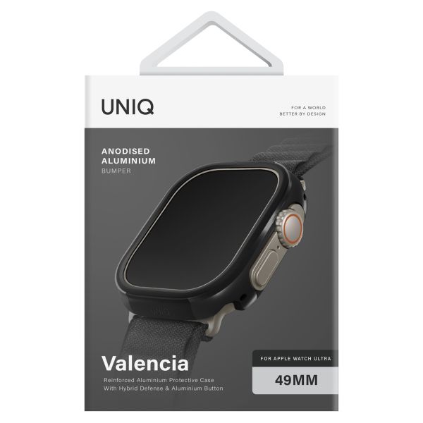 Uniq Valencia Coque Apple Watch Ultra (2) - 49 mm - Midnight Black