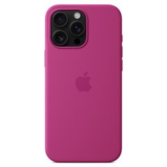 Apple Coque en silicone MagSafe iPhone 16 Pro Max - Fuchsia