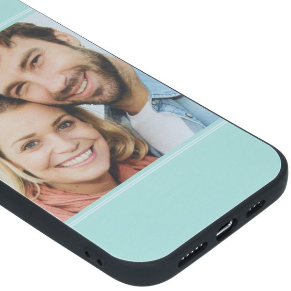 Concevez votre propre coque en gel Apple iPhone 12 Pro Max - Noir