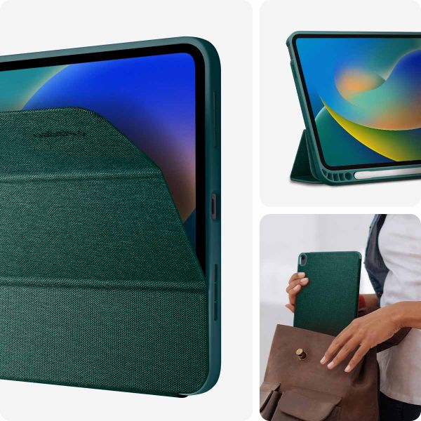 Spigen Coque tablette Urban Fit iPad 10 (2022) 10.9 pouces - Midnight Green