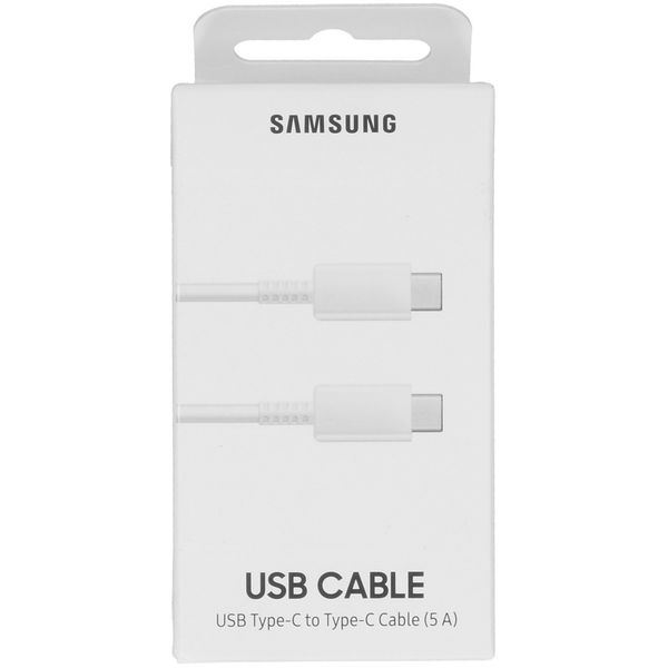 Samsung Câble USB-C vers USB-C - 5A - 1 mètre - Blanc