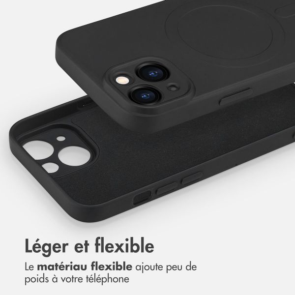 imoshion Coque Couleur avec MagSafe iPhone 14 - Noir