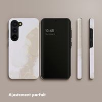 Selencia Coque arrière Vivid Samsung Galaxy S23 - Marble Light Brown