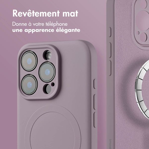 imoshion Coque Couleur avec MagSafe Apple iPhone 16 Pro - Violet
