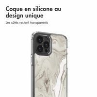 imoshion Coque Design Apple iPhone 12 (Pro) - Sandy Marble