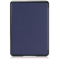 imoshion Étui de liseuse portefeuille Slim Hard Amazon Kindle Paperwhite (2018) - Bleu foncé