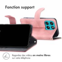 imoshion Etui de télephone portefeuille avec cordon Motorola Moto G77 - Rose