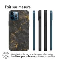 imoshion Coque Design Apple iPhone 12 (Pro) - Black Marble