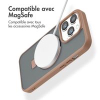 Accezz Coque Ring Stand avec MagSafe iPhone 14 Pro - Brown