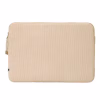 Selencia Pochette ordinateur Corduroy 13-14 pouces - Beige