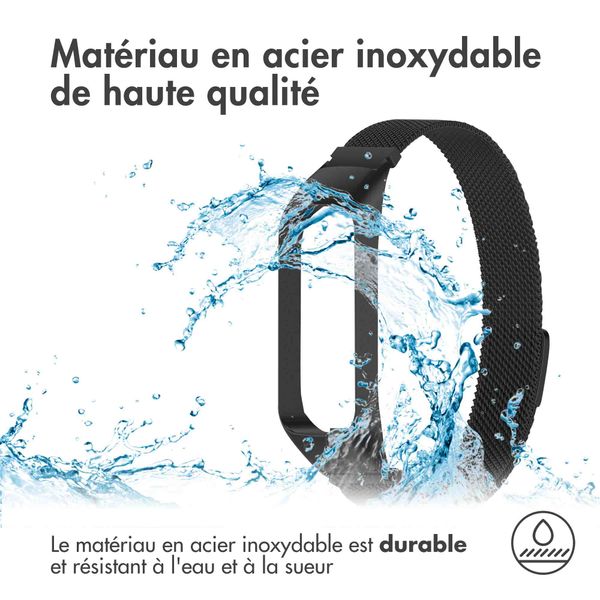 imoshion Bracelet magnétique milanais le Samsung Galaxy Fit 2 - Noir