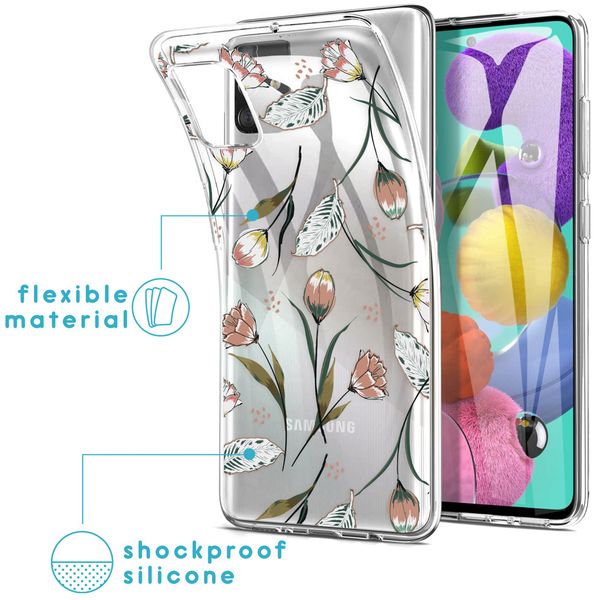 imoshion Coque Design Samsung Galaxy A51 - Vintage Flowers